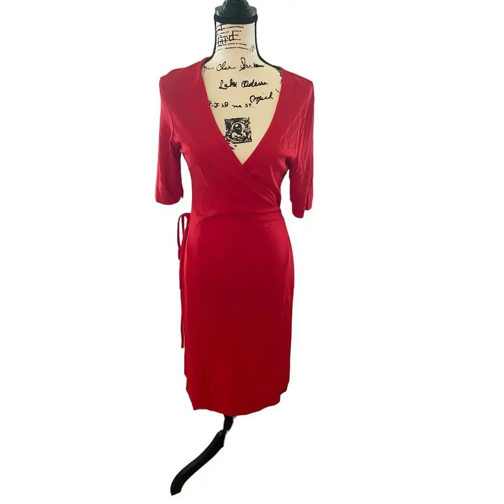 Gap Size Medium Red Dress made from Rayon - Picture 9 of 16